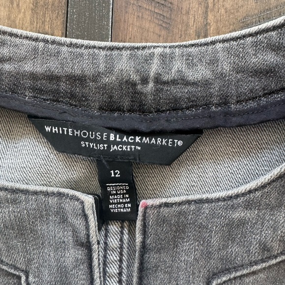WHBM Denim Jacket. Size 12. - Picture 6 of 7